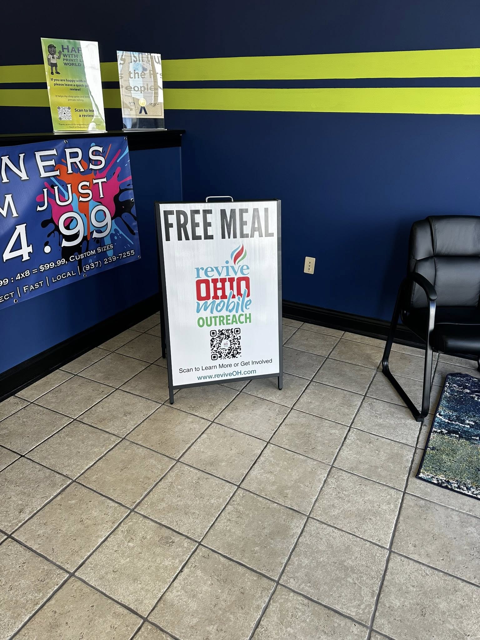 Sidewalk Sign Example 1